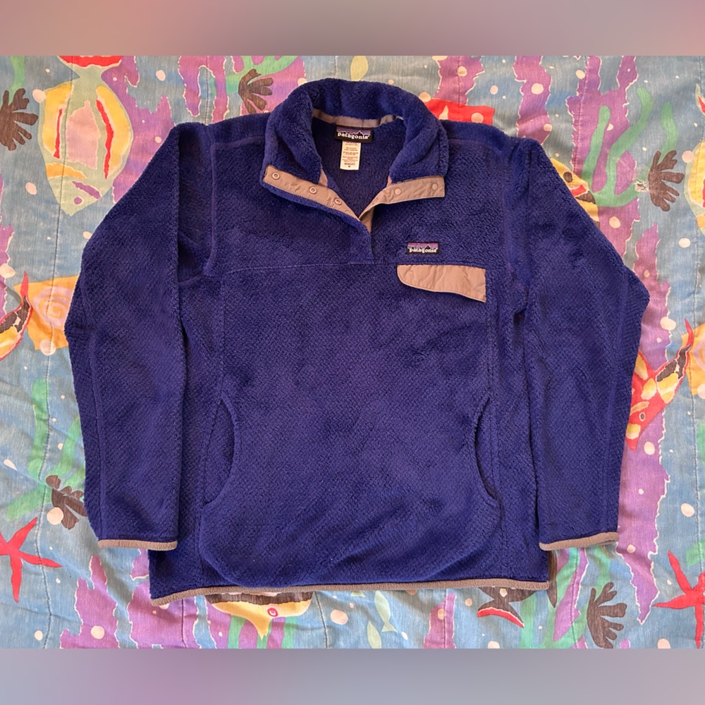 Women’s medium Blue Patagonia Fleece Sweater